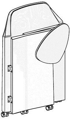 Luxy Кресло раскладное с подлокотниками на колесиках Nestar sun-id-1382512 - Вид №9