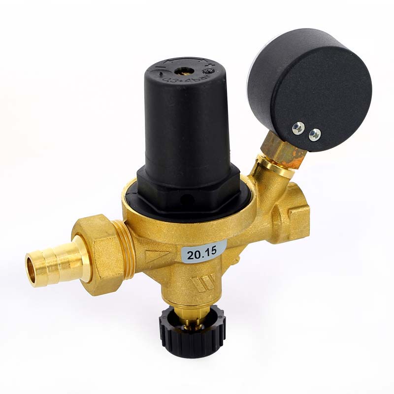 Клапан подпиточный ALMD 1/2" со штуцером с манометром 50 мм WATTS 10004889 - Вид №2