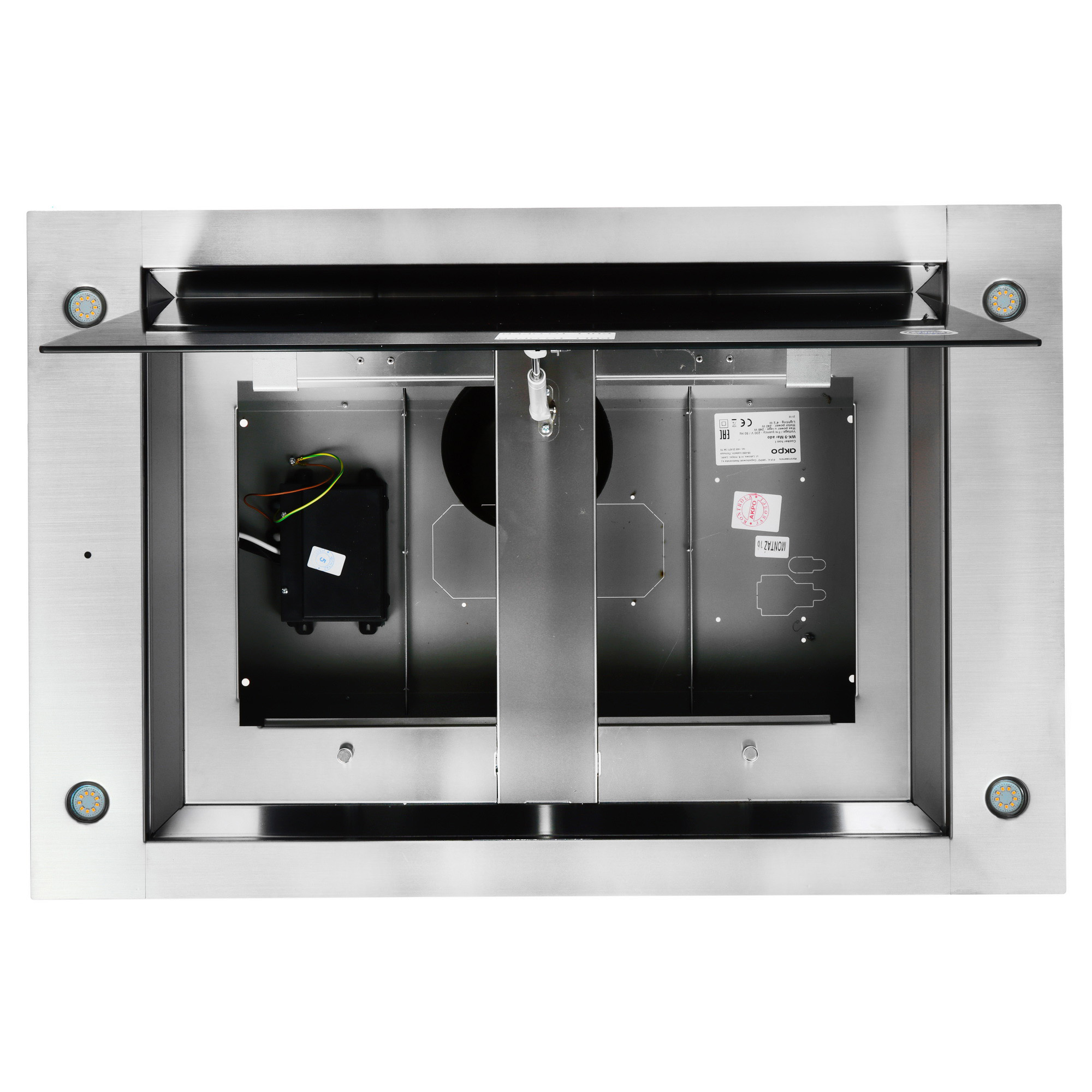 1217329 Вытяжка островная Akpo WK-9 Manado серебристый/черный STDN-0128692 - Вид №8