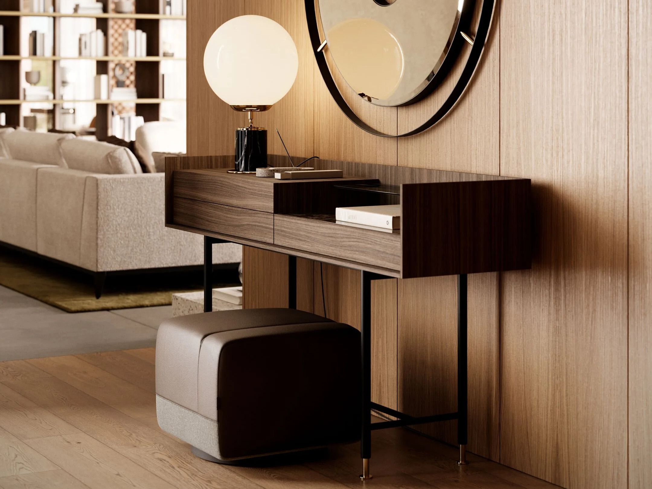 Квадратный пуф Laskasas Essence ARCH-00138709 - Вид №4