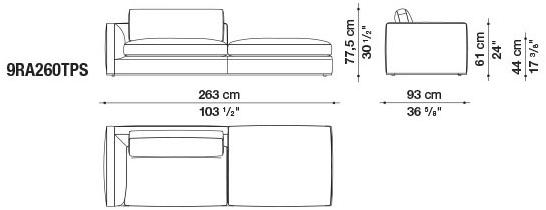 B&B Italia Модульный угловой диван из ткани Richard sun-id-1472345 - Вид №44