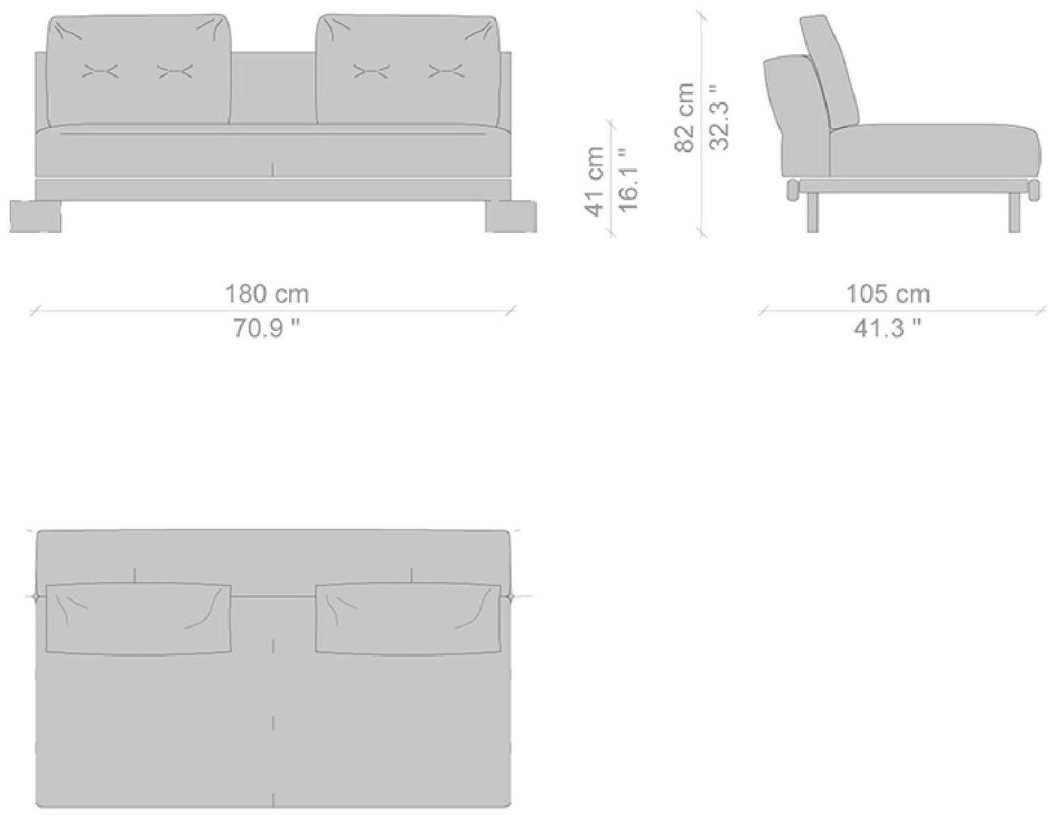 Cassina Модульный модульный диван со съемным чехлом Sengu sun-id-1463927 - Вид №10