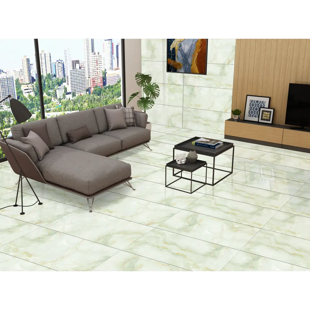 Керамогранит Concor Blaze Green 60x120 см 1.44 м² глянцевый цвет зеленый 85093830 STLM-2081470 - Вид №3