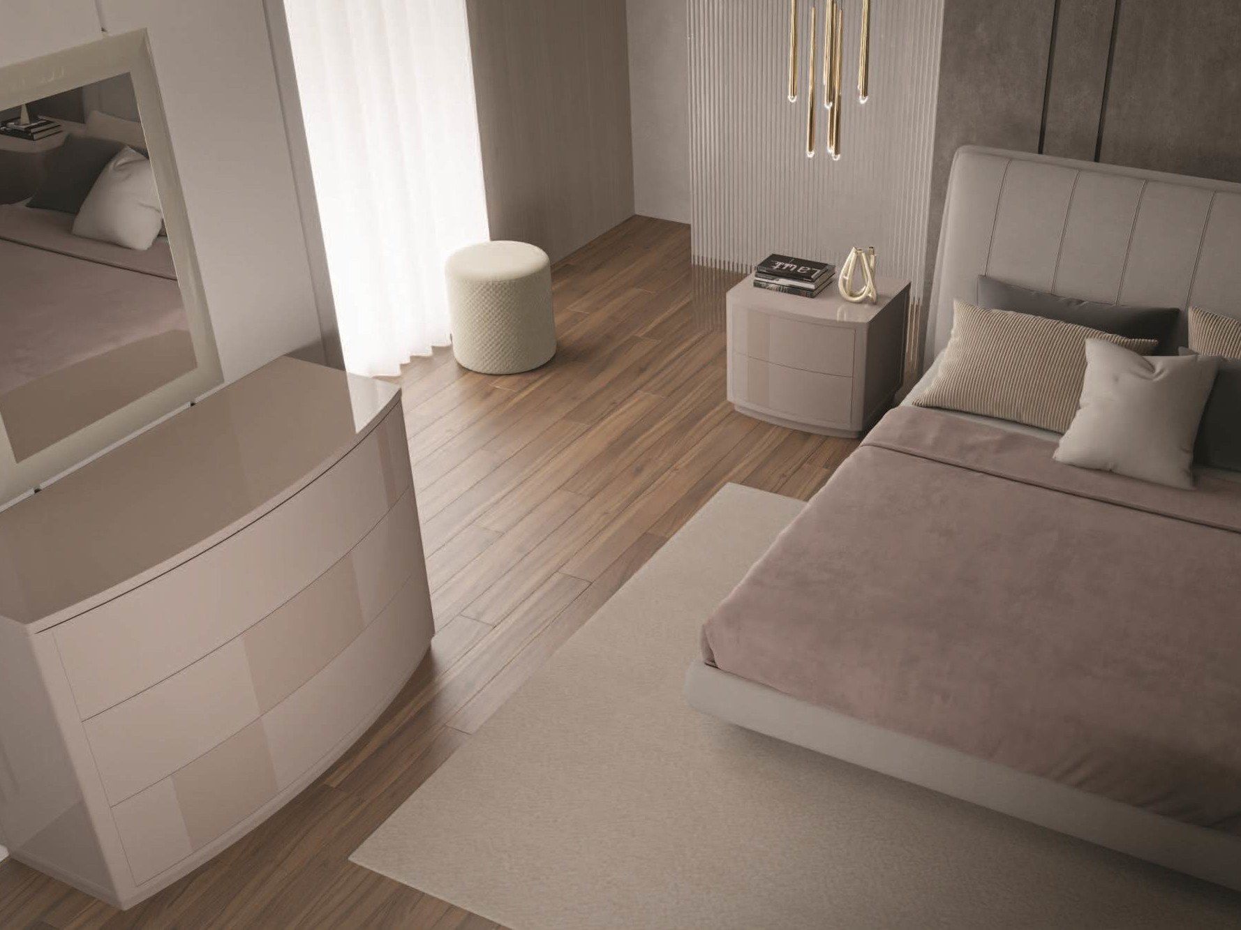 Прямоугольное зеркало с рамой стены CASA +39 Ares Gold ARCH-00113911 - Вид №2