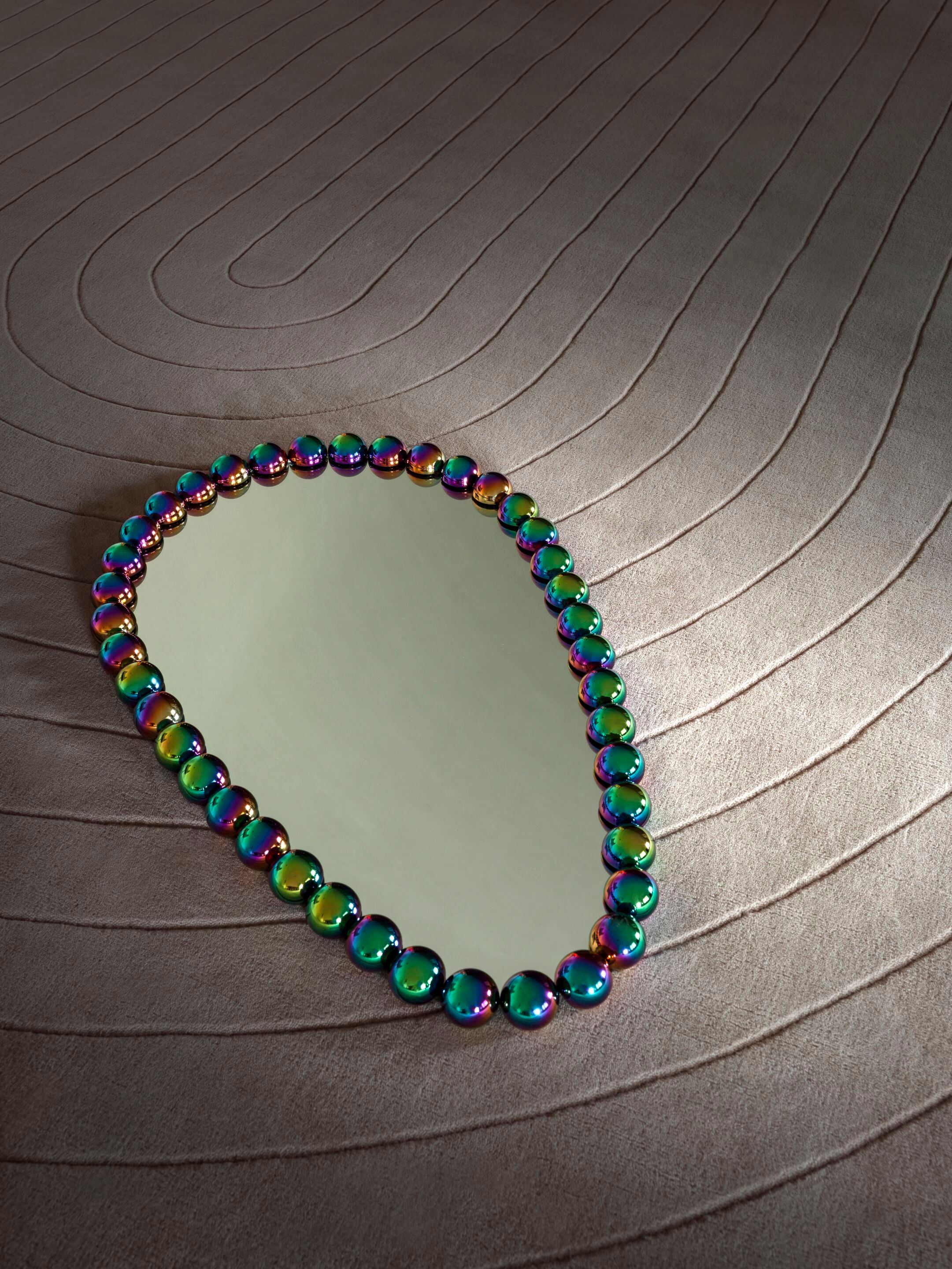 Настенное латунное зеркало GHIDINI1961 драгоценный камень ARCH-00079867 - Вид №2