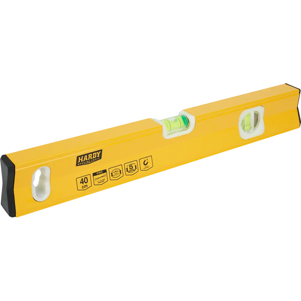 Уровень пузырьковый Hardy 0730-430400 магнитный 2 глазка 400 мм STLM-2139224