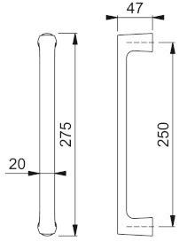 HOPPE Ручка из латуни Duraplus® 3391191  - Вид №1