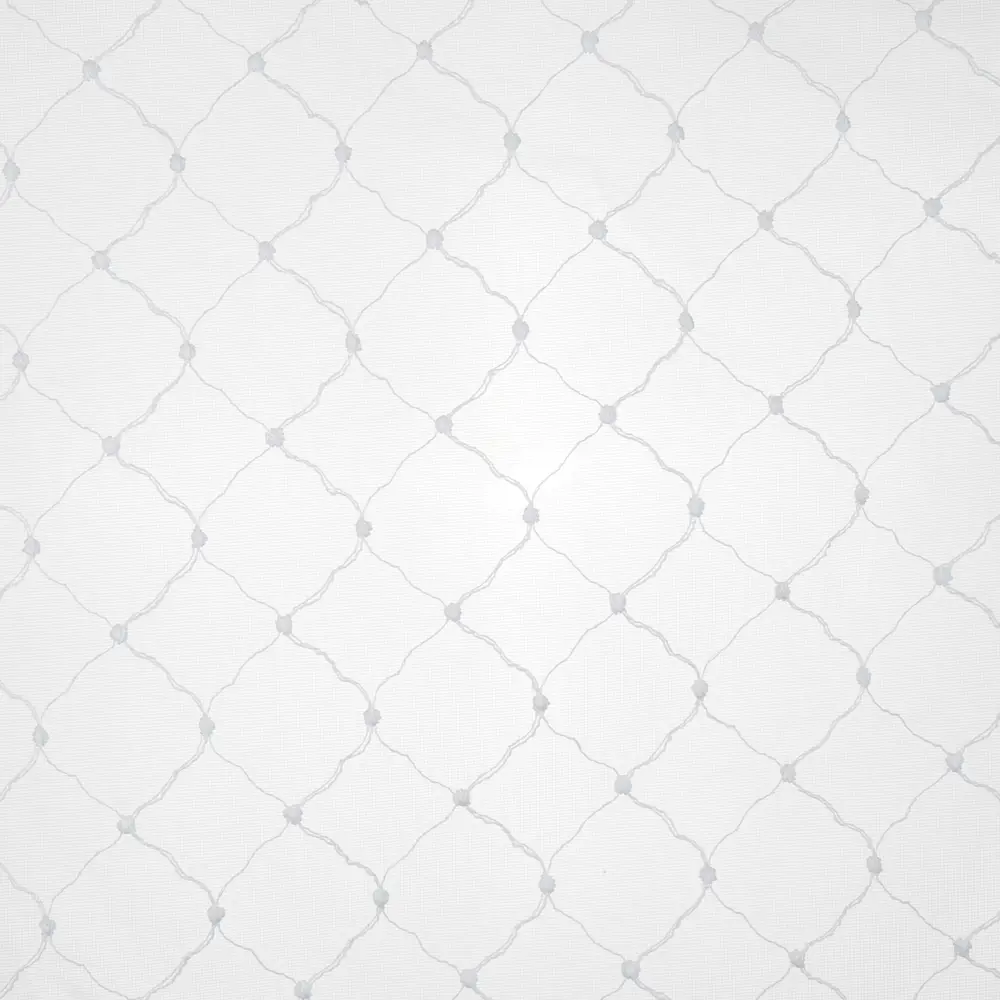 Тюль на ленте «Геометрия», 250x260 см, геометрия, цвет белый AMORE MIO STLM-2209393 - Вид №2