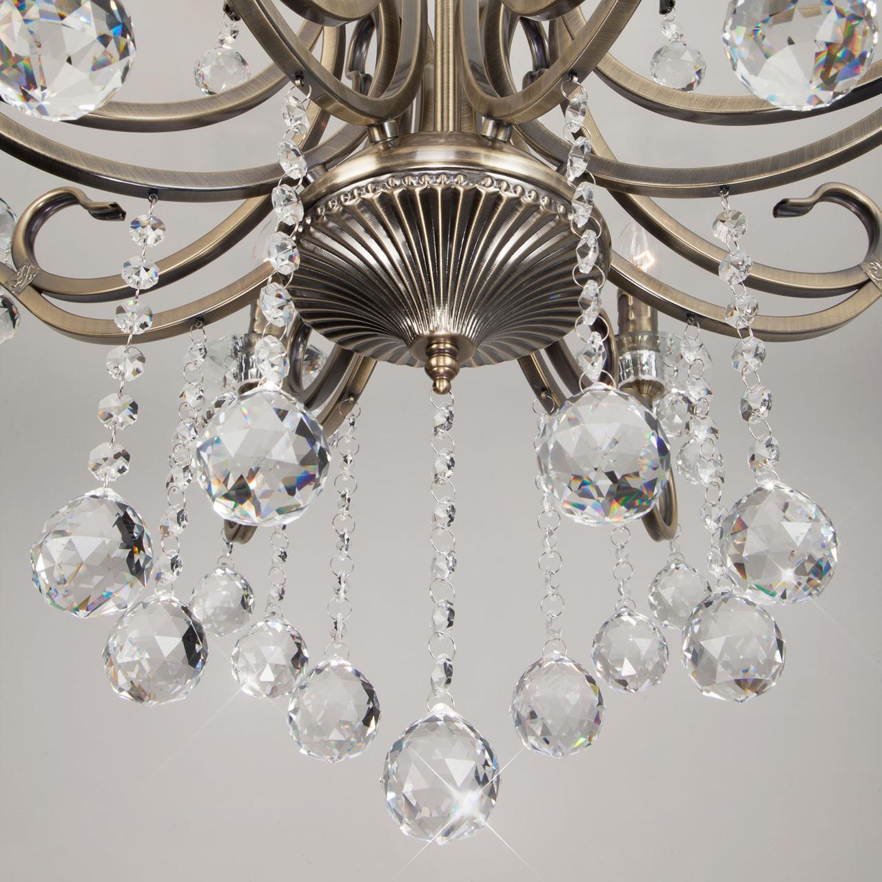 Потолочная люстра Eurosvet 12505/8 античная бронза Strotskis EUROSVET ДИЗАЙНЕРСКИЕ 182464 Бронза  - Вид №3