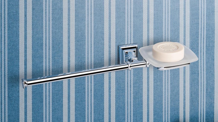 B3274 SX CR Мыльница с полотенцедержателем (хром) COLOMBO PORTOFINO Colombo Design - Вид №1