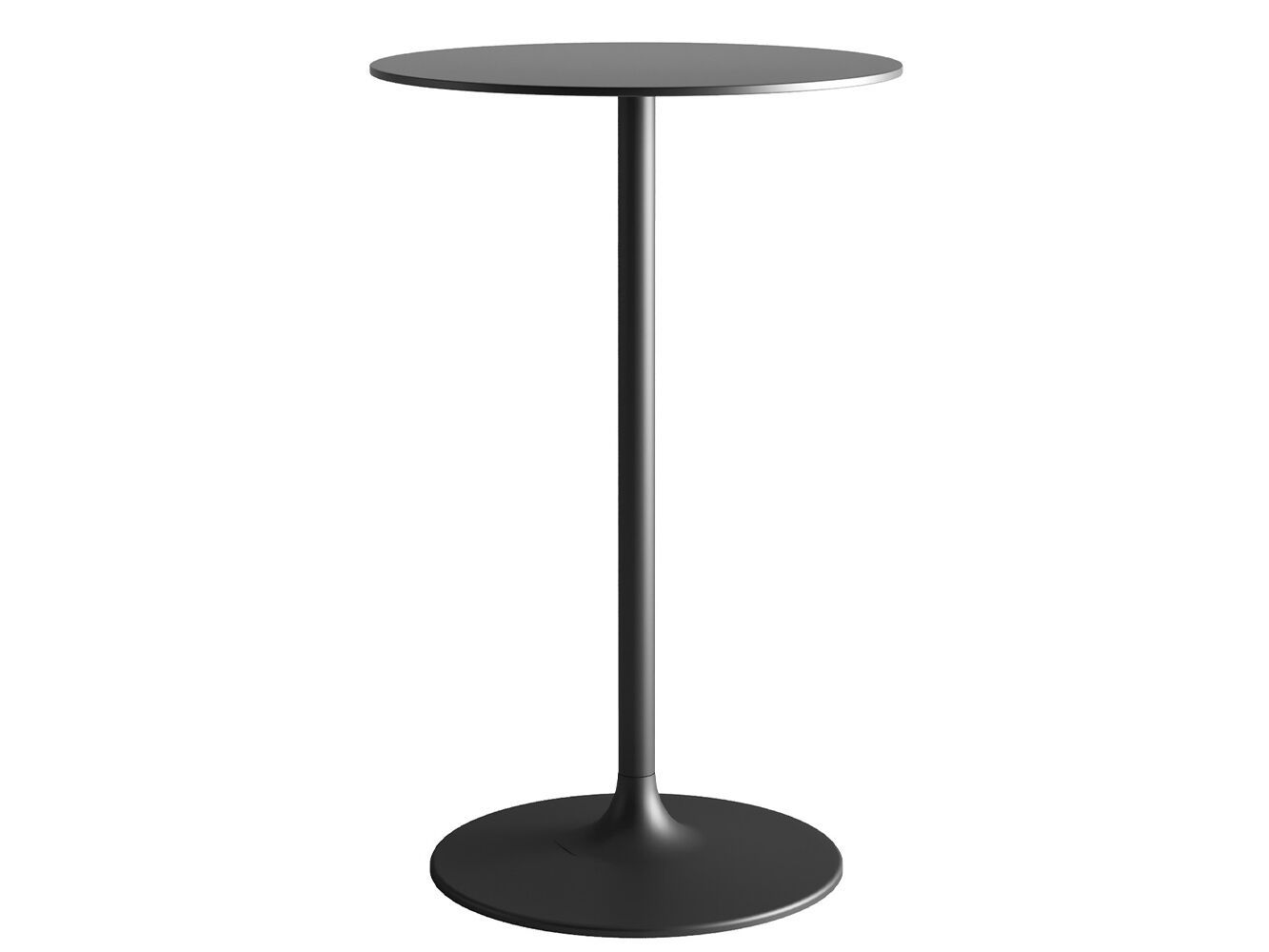 Стальной высокий круглый журнальный столик Infiniti Flink ARCH-00035395 - Вид №2