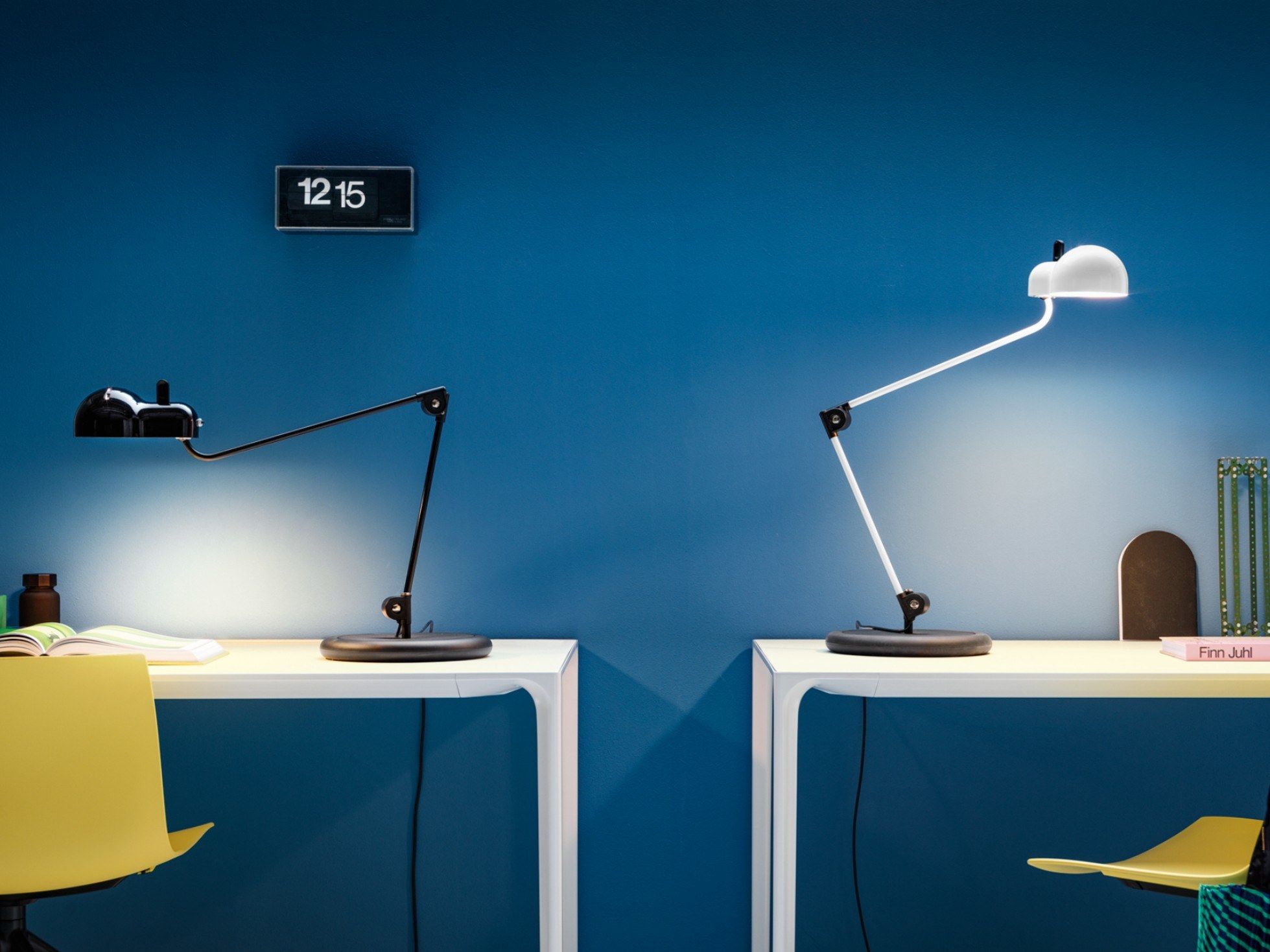 Металлическая настольная лампа с гибкой рукояткой Stilnovo Topo ARCH-00097518 - Вид №1