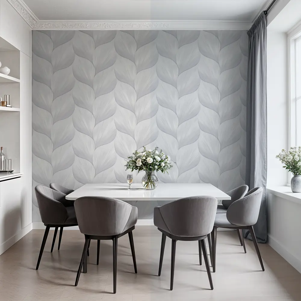 WALLSECRET Montana - Флизелиновые обои серые с растительным орнаментом 89389728 STLM-1570504 - Вид №5