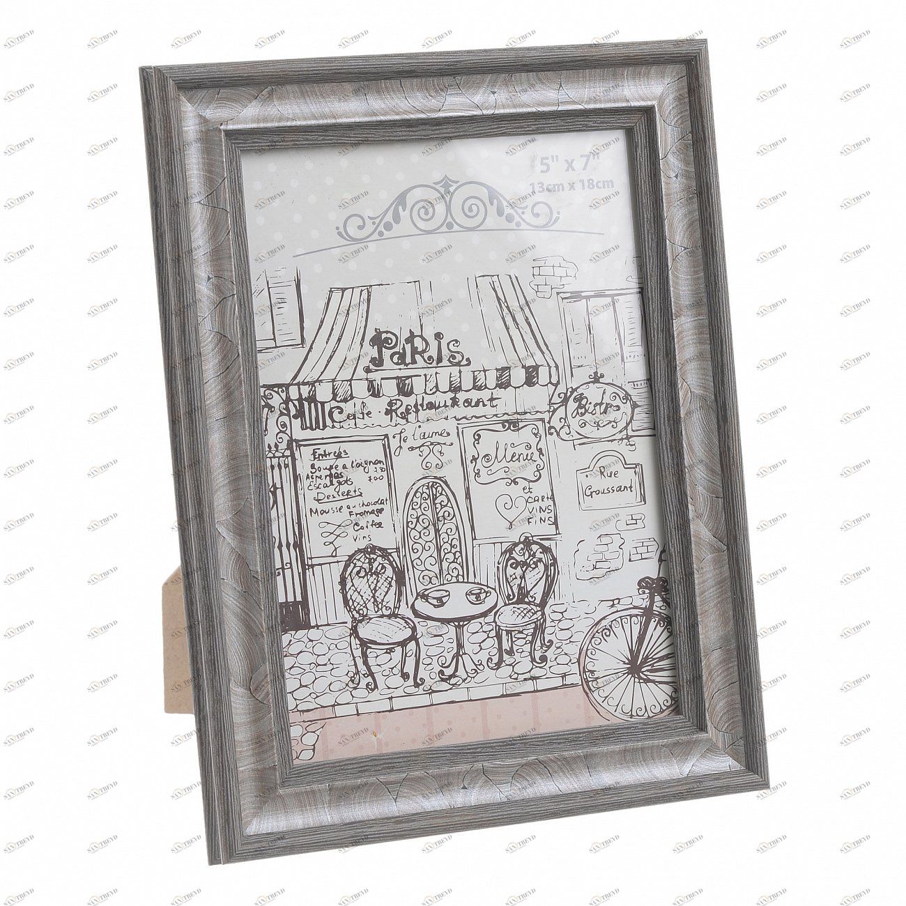 Фоторамка настольная 15х20 см бежево-серая TO4ROOMS  00-3839174 Бежевый;серый 