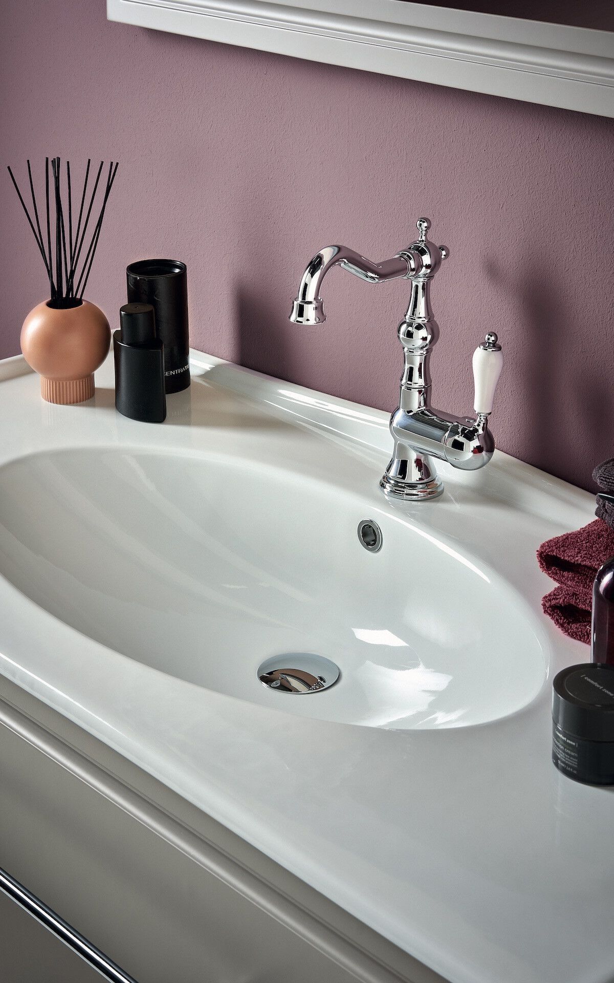 Консоль для умывальника с зеркалом Gaia Mobili Classic ARCH-00048369 - Вид №2