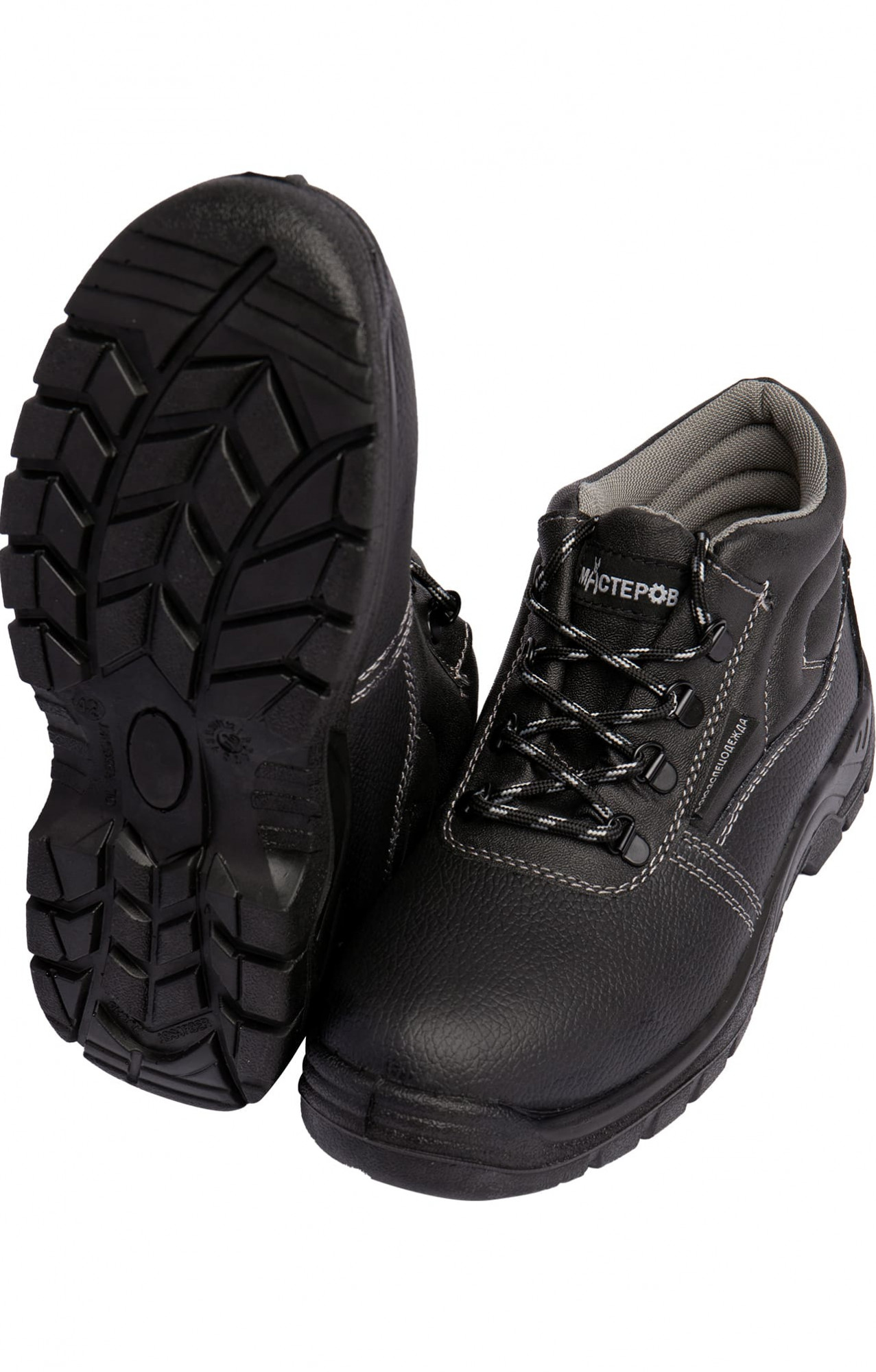 5023030 Ботинки Мастеров с металлическим подноском черные  Летняя обувь  размер 41 Спецодежда 