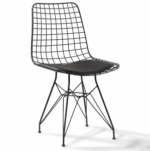 Стул черный на металлических ножках Dark CILEK DARK METAL 00-3832557 Черный