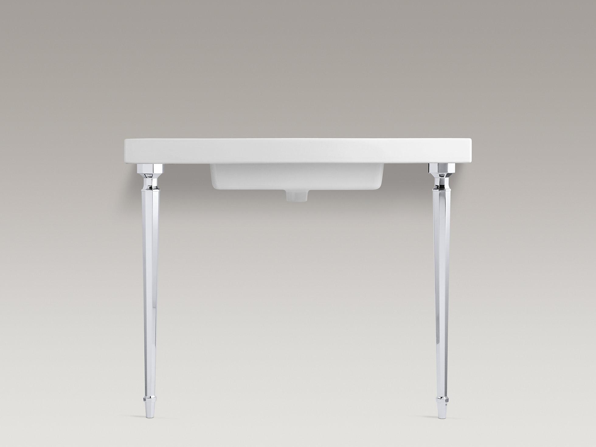 KOHLER Kathryn Восьмиугольные конические ножки стола из латуни K-6839-AF  - Вид №9