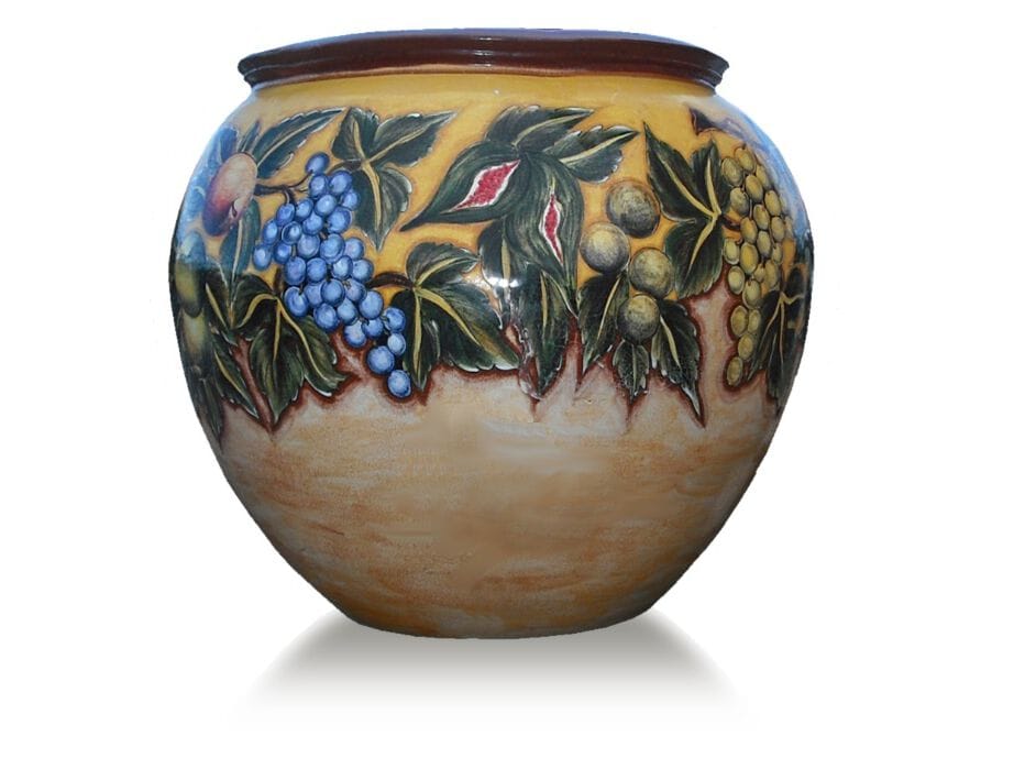 Терракотовый горшок Grandi Maioliche Ficola шаровые орки ARCH-00077940 - Вид №1