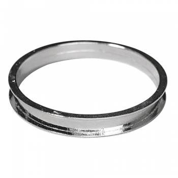 2125922 Браслет, внутренний диаметр 66 мм, белая бронза, упаковка 1 шт., цвет серебристый Rayher 