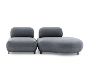 Тканевый модульный садовый диван