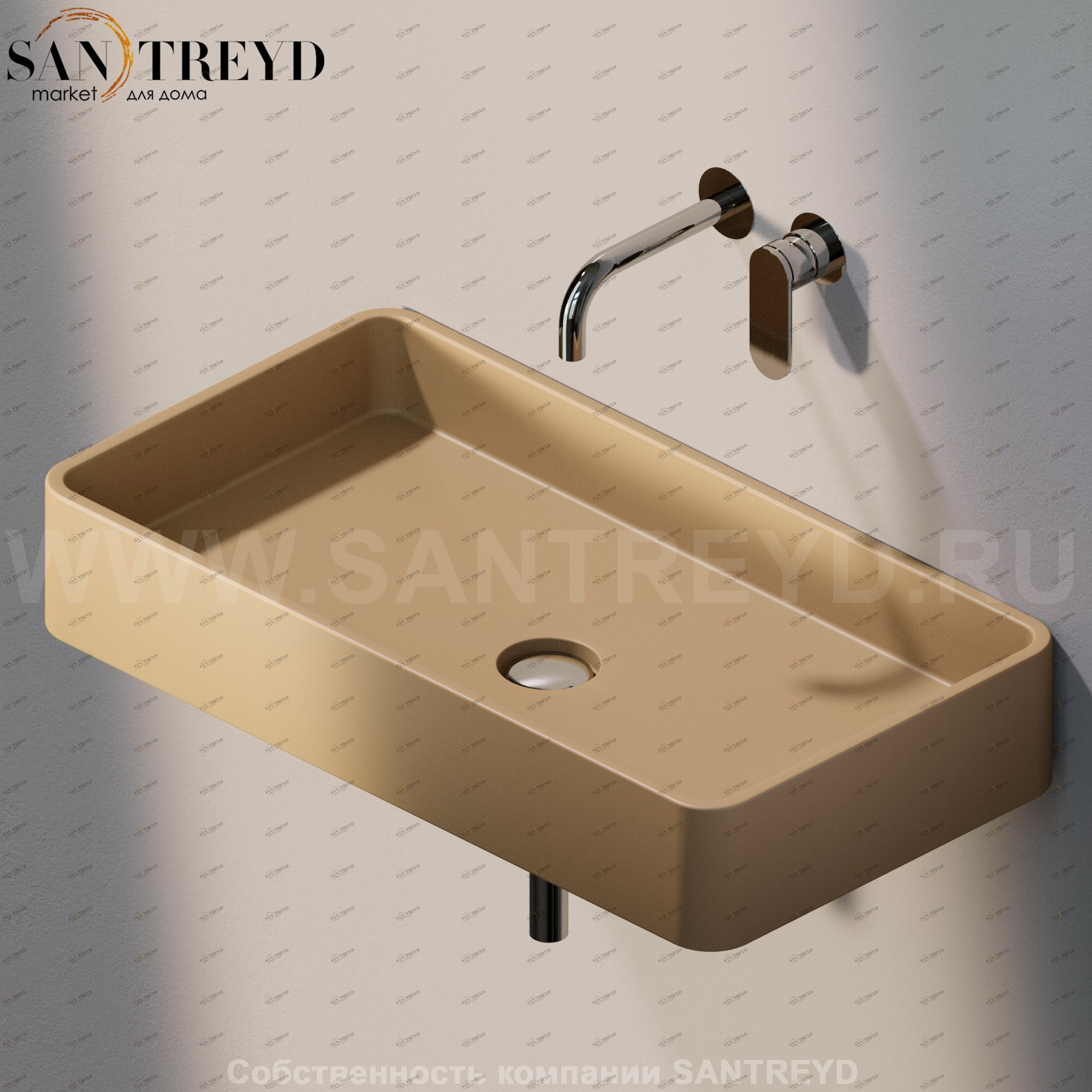 MWL759004 Подвесная раковина настенная прямоугольная Ceramica Flaminia Miniwash