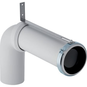 152.647.00.1 Соединительное колено Geberit 90°, в комплекте, с удлинителем Geberit