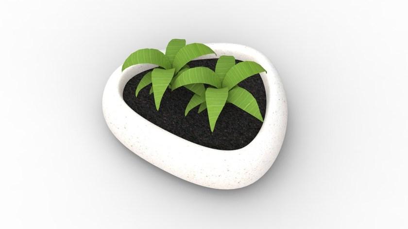 Manufatti Viscio Низкий горшок для общественных мест из реконструированного камня sun-id-1396845 - Вид №4