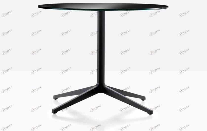 Pedrali Стол из алюминия и стекла с основанием 4 звезды Ypsilon sun-id-1374973