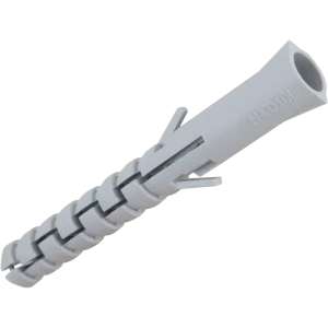 Дюбель для полнотелых материалов Standers 10x80 мм нейлон цвет серый 45 шт.