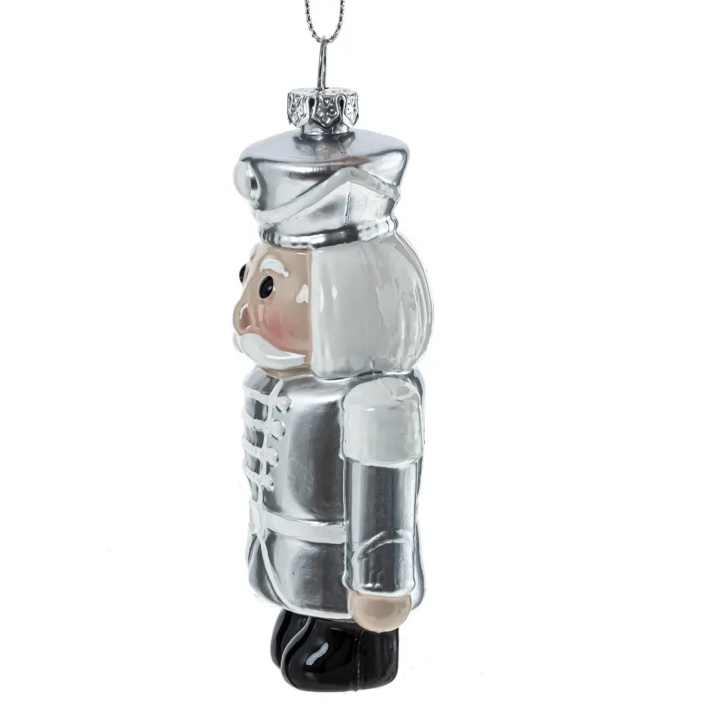 89378983 Украшение елочное «Щелкунчик», 934591 11x5.4x3.5 см, цвет себеристо-белый STLM-1448182 Santreyd  - Вид №1