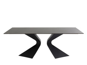 Прямоугольный керамический обеденный стол