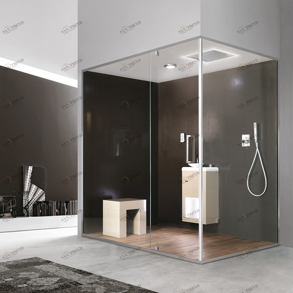 Ограждение для душа и турецкой бани Gemini 5 140х100 см 1GNL6S0 Gruppo Geromin