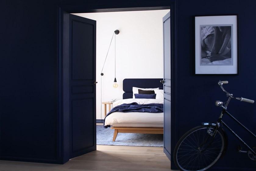 Heavens Двуспальная кровать из дерева с мягким изголовьем Enzo sun-id-1508126 - Вид №2