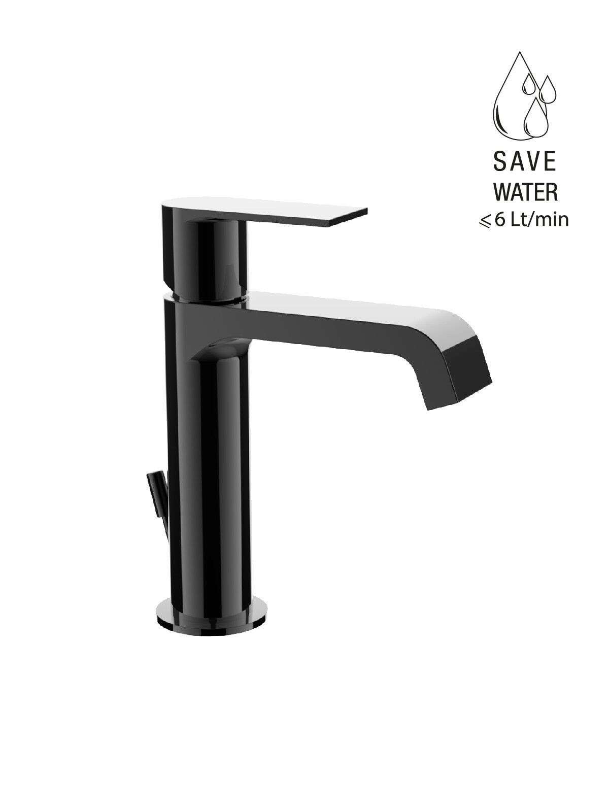 Однорычажный смеситель для раковины со сливом Rubinetterie Frattini Птолемей ARCH-00075842 - Вид №15