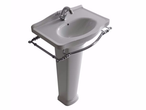 Керамическая раковина с держателем для полотенец Galassia ETHOS ARCH-00072013 - Вид №1