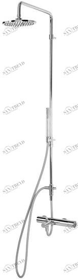 Water Evolution Душевая стойка из хромированной латуни Flow sun-id-1435498