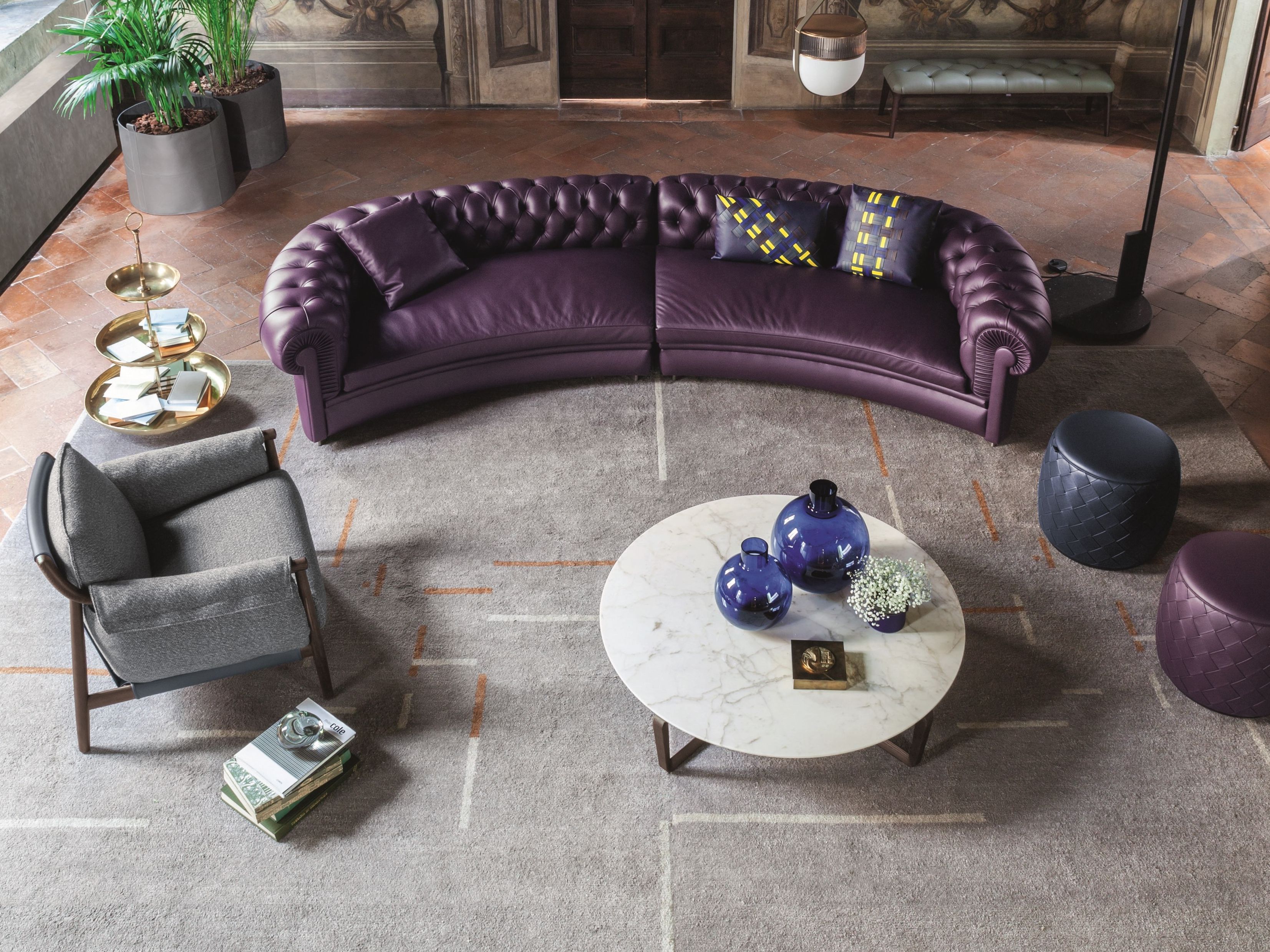 Тканевое кресло с подлокотниками Poltrona Frau коллекция-диваны и кресла ARCH-00103196 - Вид №7