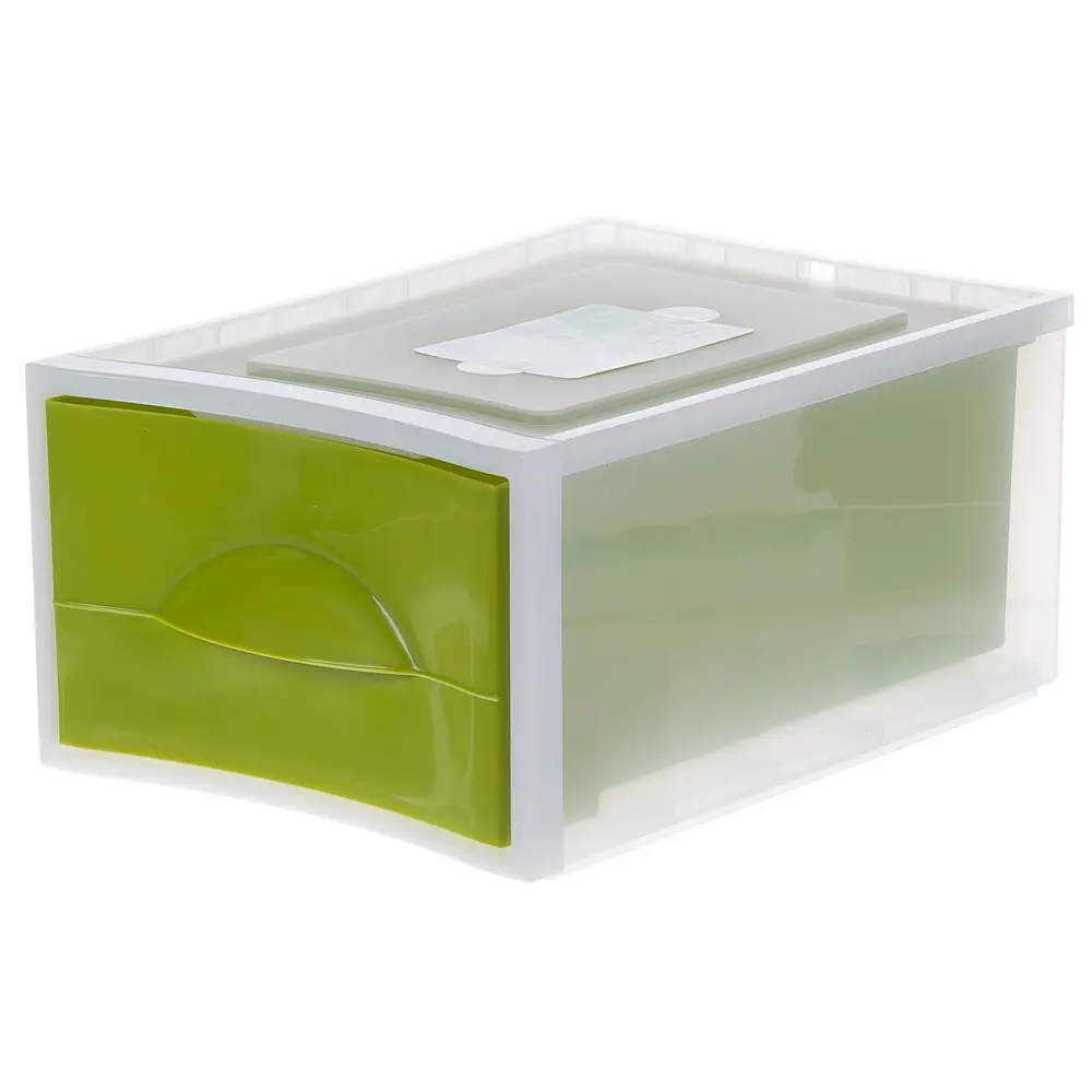 Система хранения Мобиле 26.7x38x17.8 см пластик без крышки цвет оливковый MARTIKA STLM-2095970 - Вид №1