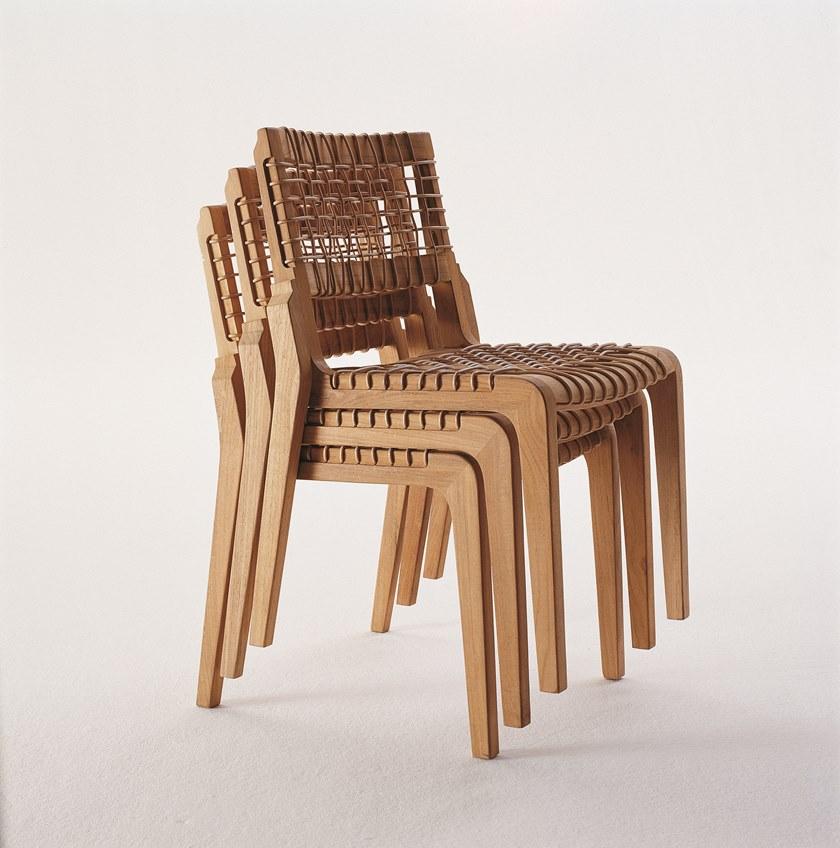 Unopiù Штабелируемый стул из тика Synthesis Sesy - Вид №1