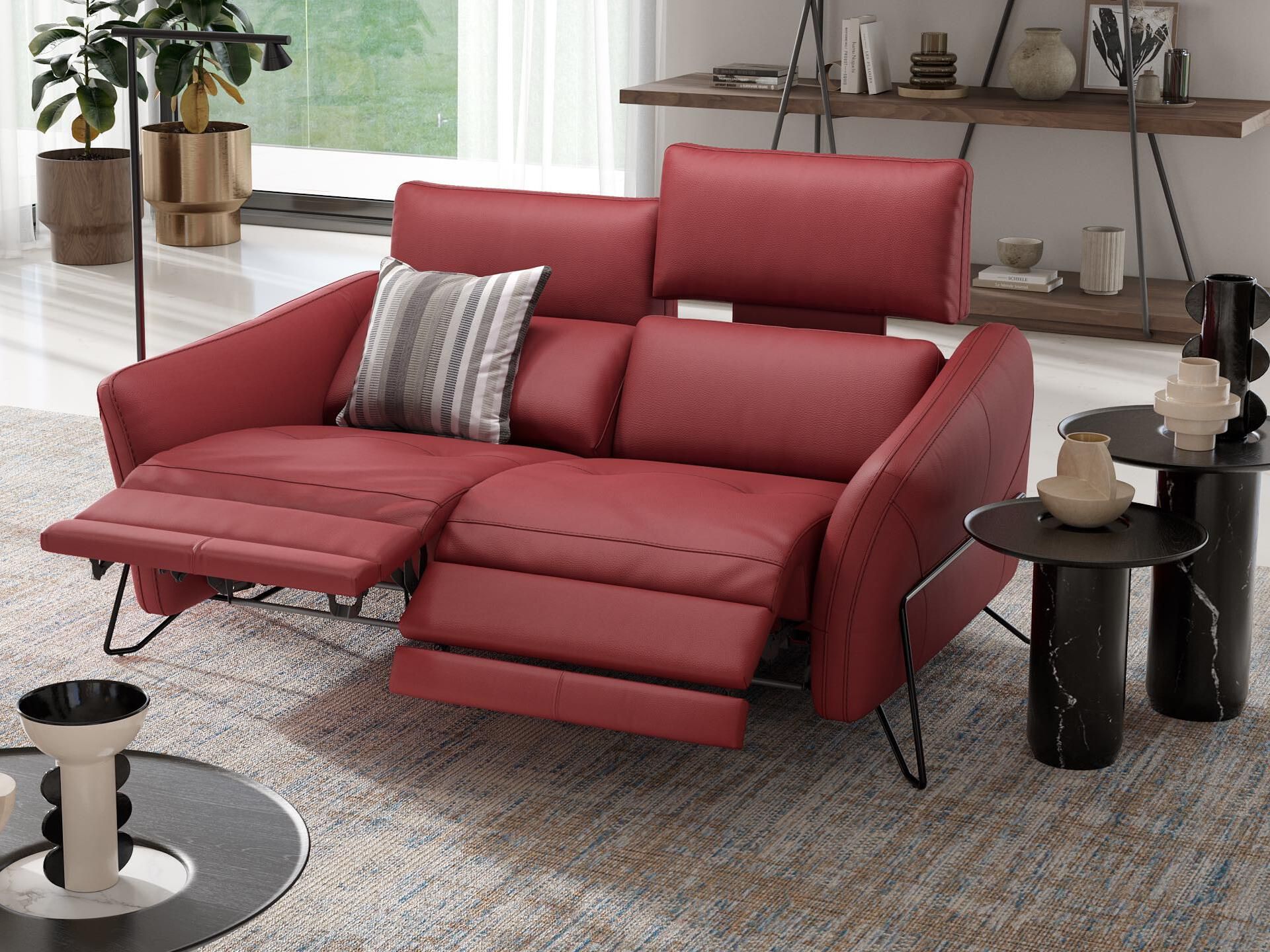 2-местный кожаный диван Sofanella Linares ARCH-00065585 - Вид №2