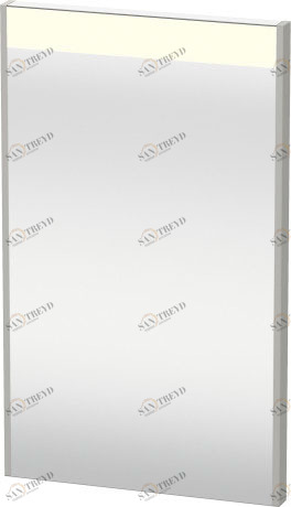 BR700000707 Зеркало с подсветкой Brioso #BR7000 420 x 45 мм Бетонно-серый матовый декор Duravit