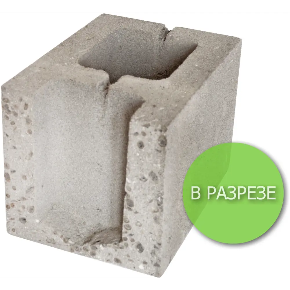 Керамзитобетонный блок КЕРАМЗИТ Стандарт 390x190x188 мм для строительства 84226109 STLM-1584276 - Вид №6