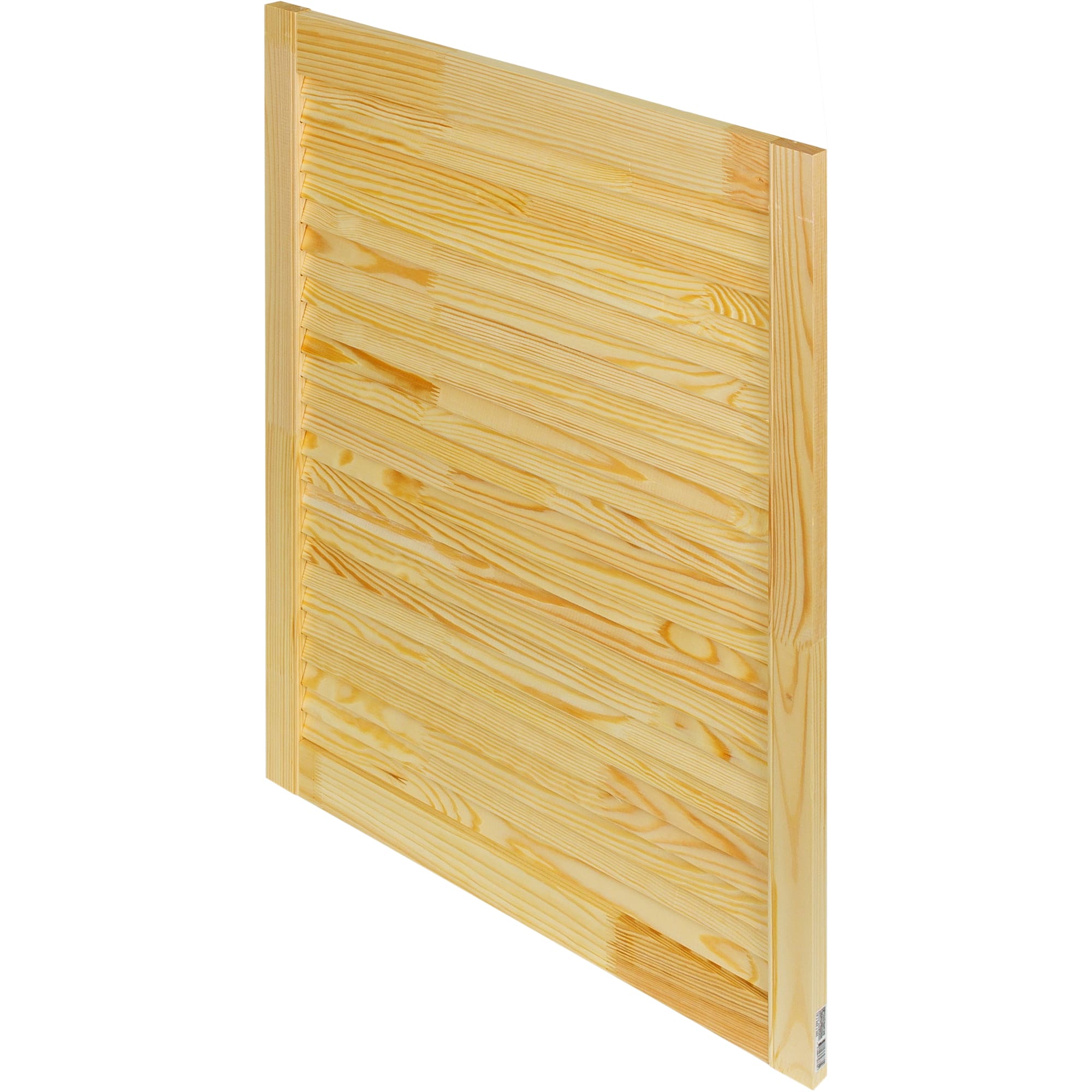 15312226 Дверка жалюзийная 850х594х20 мм хвоя сорт А Santreyd  - Вид №1