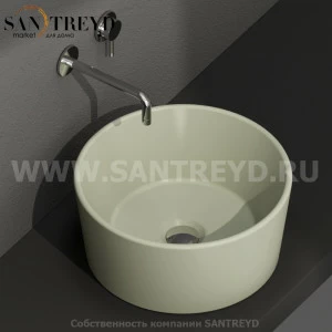 FO035LI Накладная раковина на столешницу  круглая Ceramica Globo