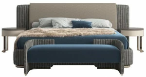 Reiggi Кровать из ткани с мягким изголовьем Dahlia Rb903