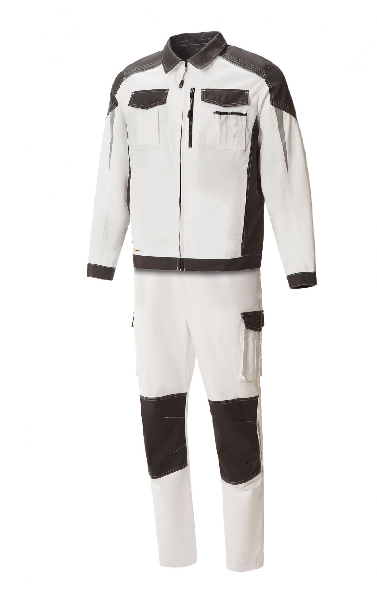 4974831 Костюм  NEW белый графит STATUS  Летняя спецодежда  размер 60-62/170-176 