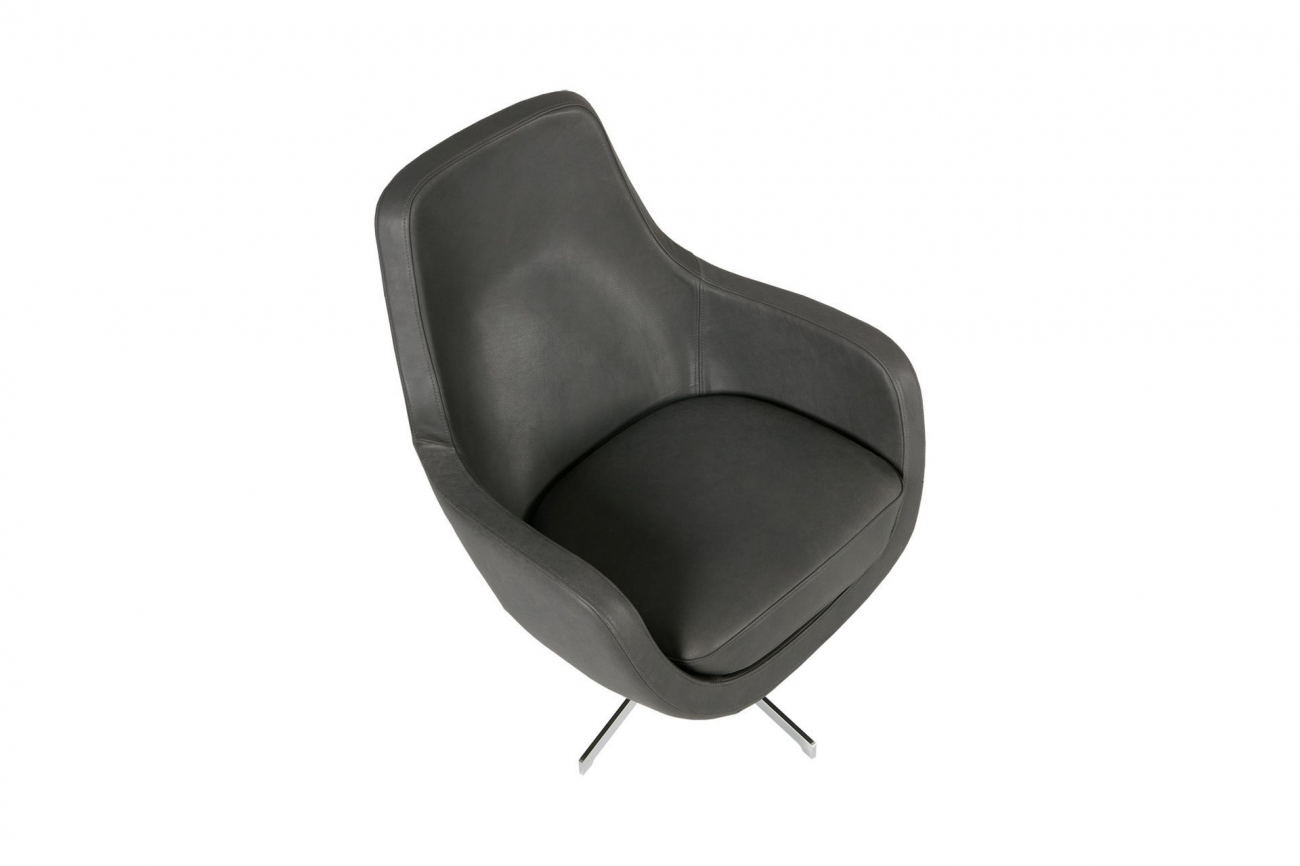 Кресло STEFANI серое SITS STEFANI 192354 Черный  - Вид №4