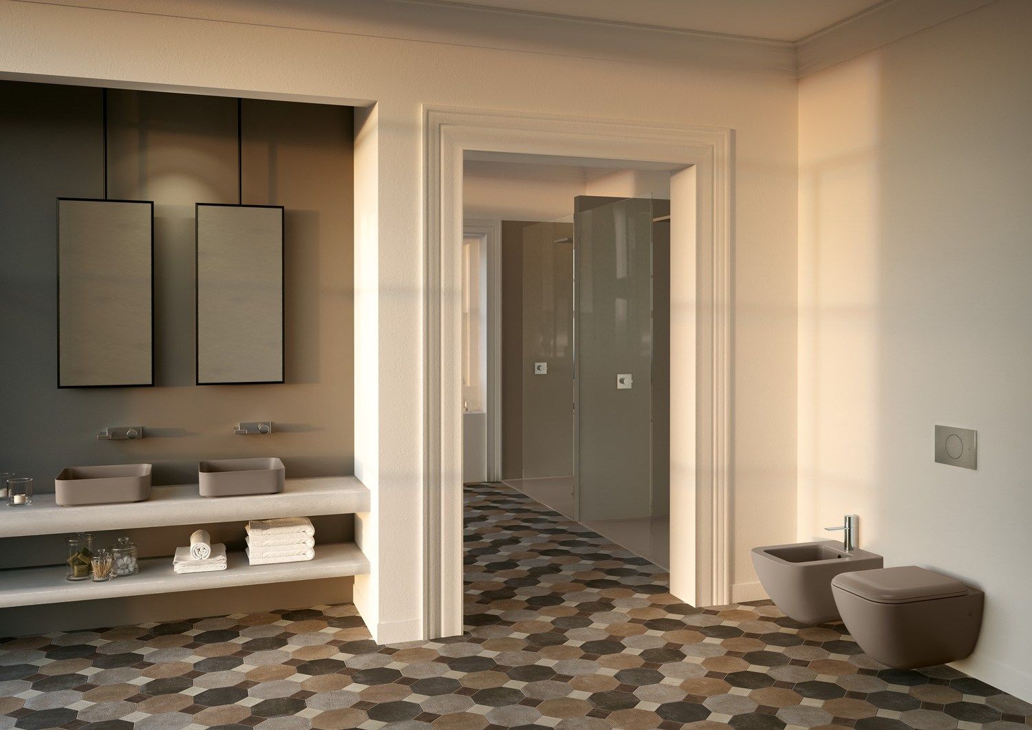 Керамическое подвесное биде Ceramica Cielo SHUI Comfort ARCH-00002852 - Вид №2