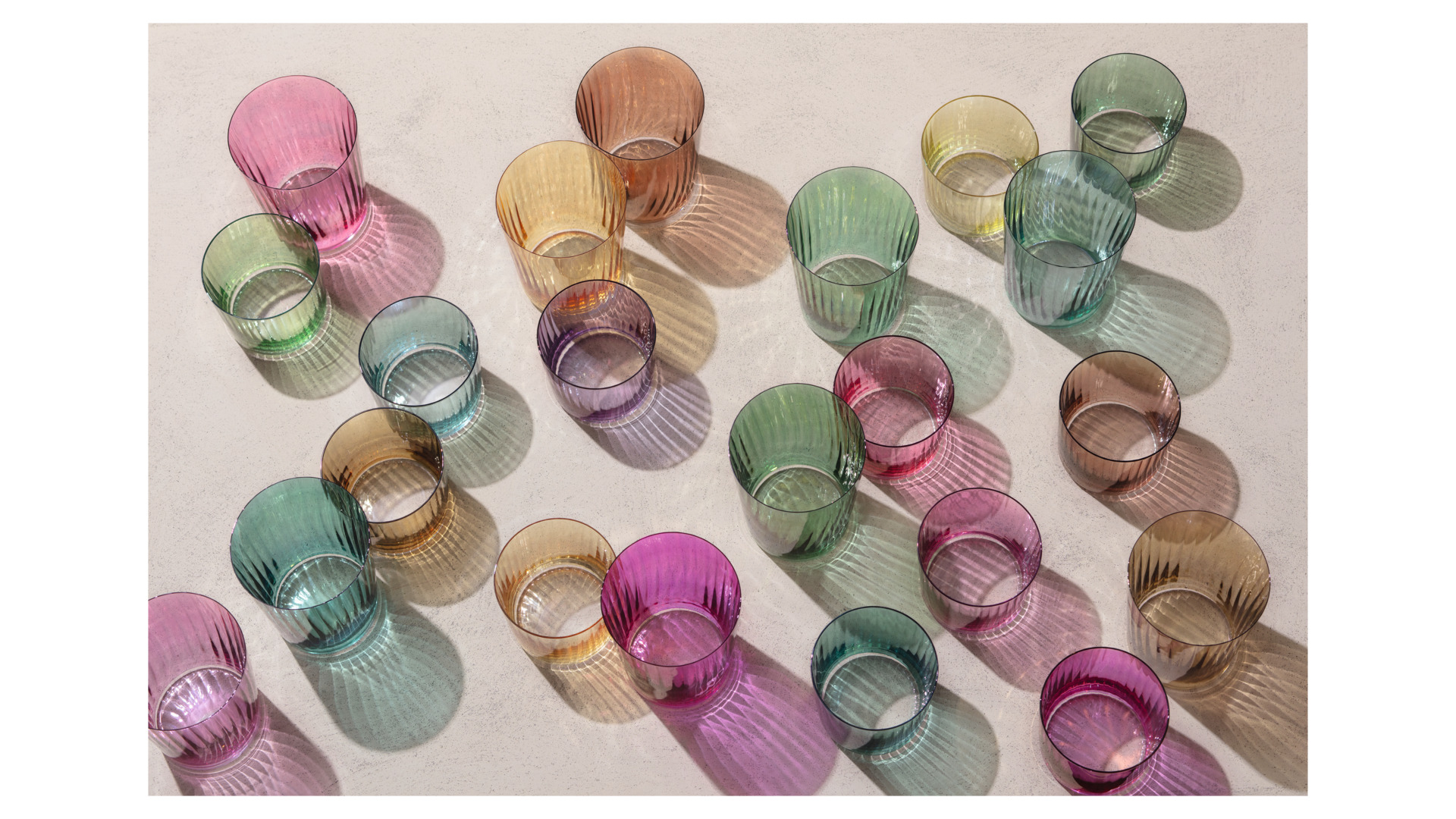 10656281 LSA International Набор стаканов LSA International, "Gems", 560мл, изумрудный, 4шт. Стекло - Вид №3